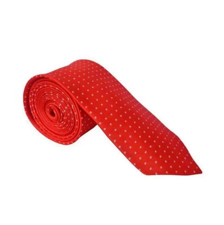 Picture of ZAUGE POLKA PRINT TIE COLOR RED